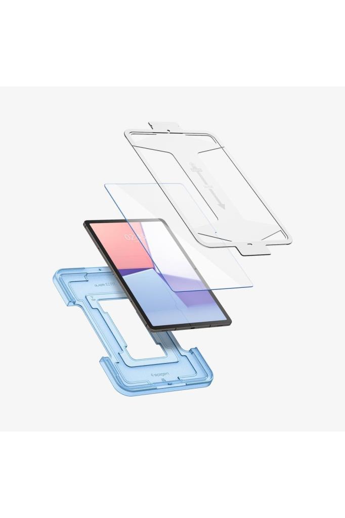 Spigen Galaxy Tab S10 FE / Tab S9 FE Cam Ekran Koruyucu Kolay Kurulum GLAS.tR EZ Fit Slim HD - OUTLET