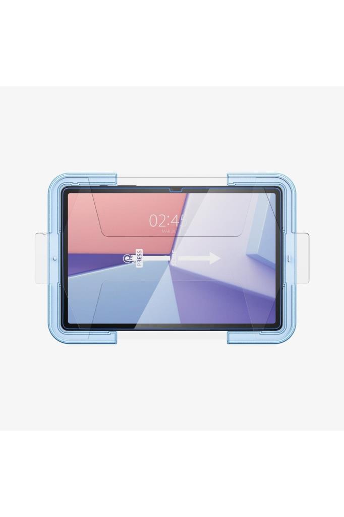 Spigen Galaxy Tab S10 FE / Tab S9 FE Cam Ekran Koruyucu Kolay Kurulum GLAS.tR EZ Fit Slim HD - OUTLET