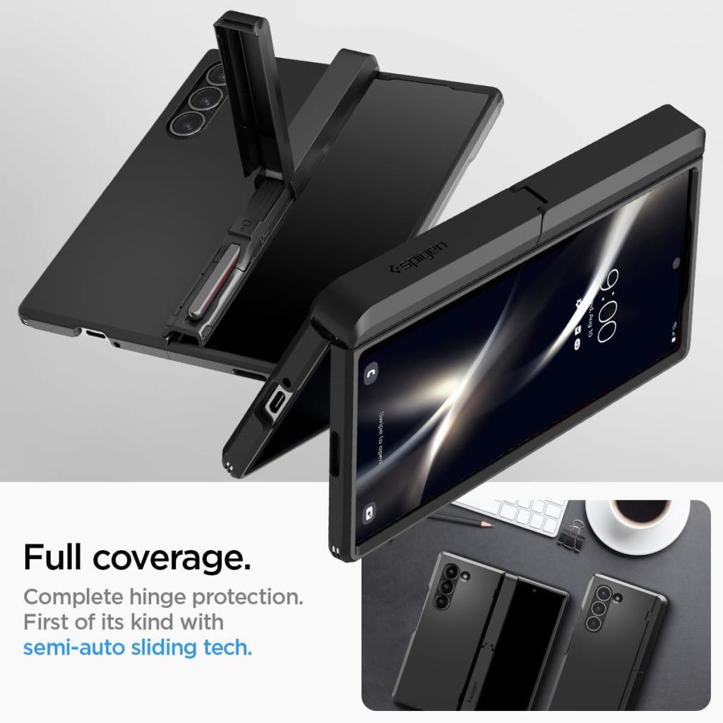 Spigen Tough Armor Pro P Case for Galaxy Z Fold 6 – Black - TEŞHİR
