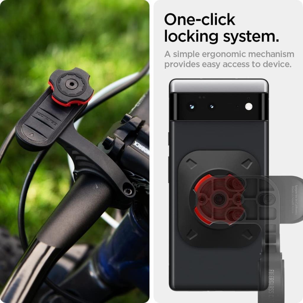 Spigen GearLock MF100 Out Front Aerodinamik Bisiklet Telefon Tutucu Siyah – 000MP25056 - OUTLET