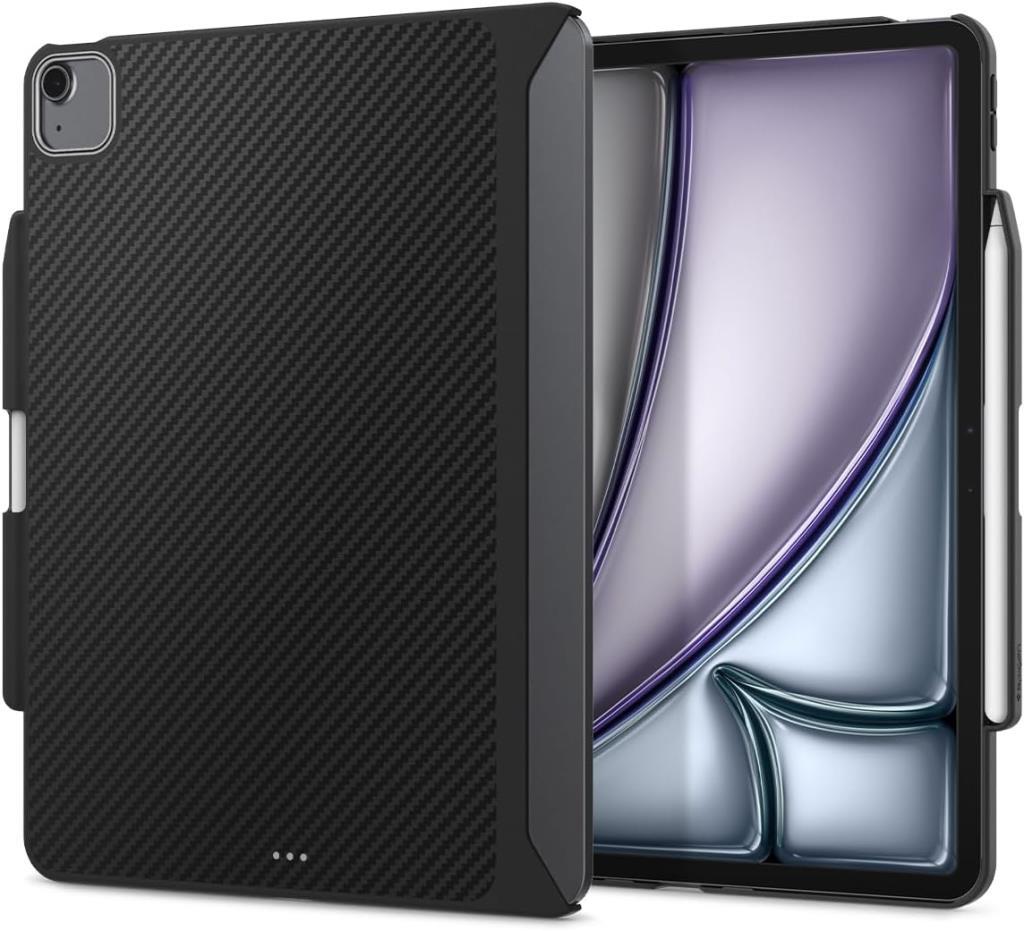 Spigen iPad Air 11" (2026/2025 / 2024) / Air 10.9" (2022/2020) ile Uyumlu Kılıf Enzo Aramid Black ACS07757 - Teşhir