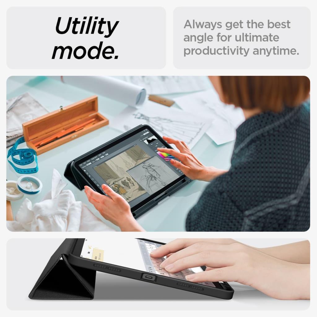 Spigen iPad Air 11'' M4 (2026)/M3 (2025)/M2 (2024)/Air 10.9'' (2022/2020) ile Uyumlu Kılıf Urban Fit - Teşhir