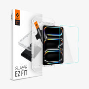 Spigen iPad Pro 11'' (2025/2024) ile Uyumlu Cam Ekran Koruyucu Kolay Kurulum GLAS.tR EZ Fit Slim HD - OUTLET