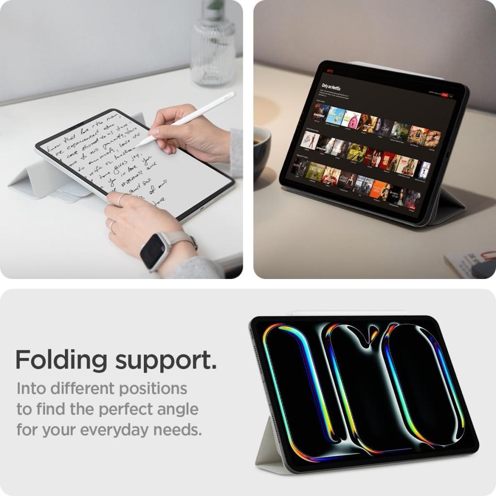 Spigen iPad Pro 11'' M5 (2025) / 11'' M4 (2024) Kılıf Air Skin Pro Gray - Teşhir