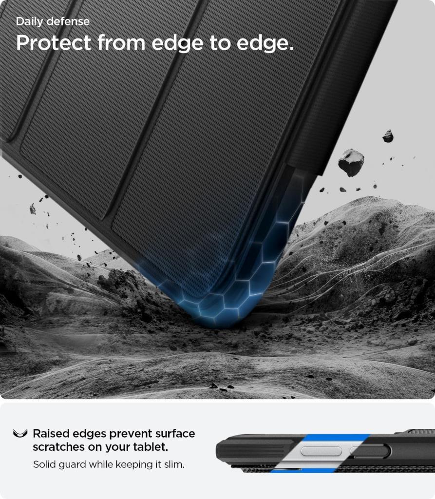 Spigen iPad Pro 11'' M5 (2025) / 11'' M4 (2024) Kılıf Rugged Armor Pro Black - Outlet