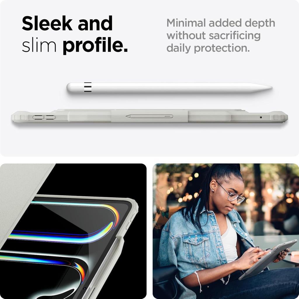 Spigen iPad Pro 13'' M5 (2025) 13'' M4 (2024) Kılıf Air Skin Pro Gray - Teşhir