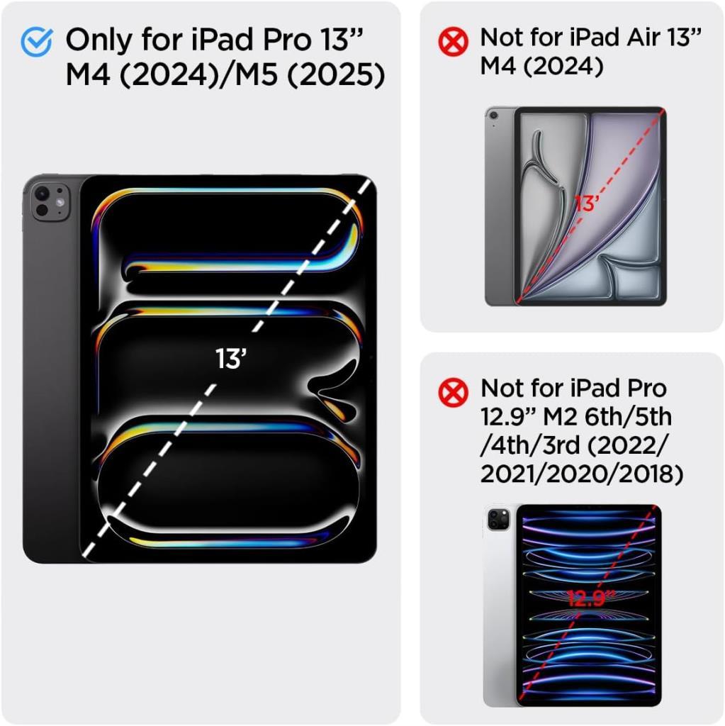 Spigen iPad Pro 13'' M5 (2025) 13'' M4 (2024) Kılıf Air Skin Pro Gray - Outlet