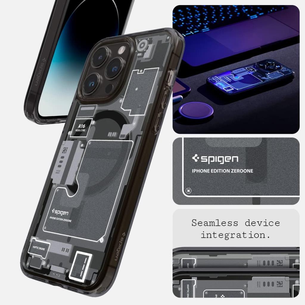 Spigen iPhone 14 Pro Kılıf Ultra Hybrid Zero One MagFit MagSafe Uyumlu – ACS05540 - OUTLET