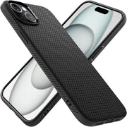 iPhone 15 Kılıf, Spigen Liquid Air Matte Black - OUTLET