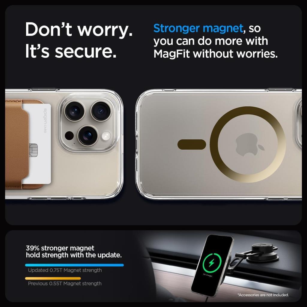 Spigen Ultra Hybrid (MagFit) MagSafe Compatible Case for iPhone 15 Pro - TEŞHİR