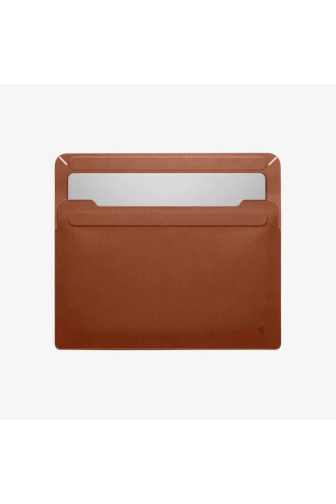 حقيبة حمل Spigen لجهاز MacBook وNotebook مقاس 16 بوصة / 15 بوصة Valentinus Classic Brown Display