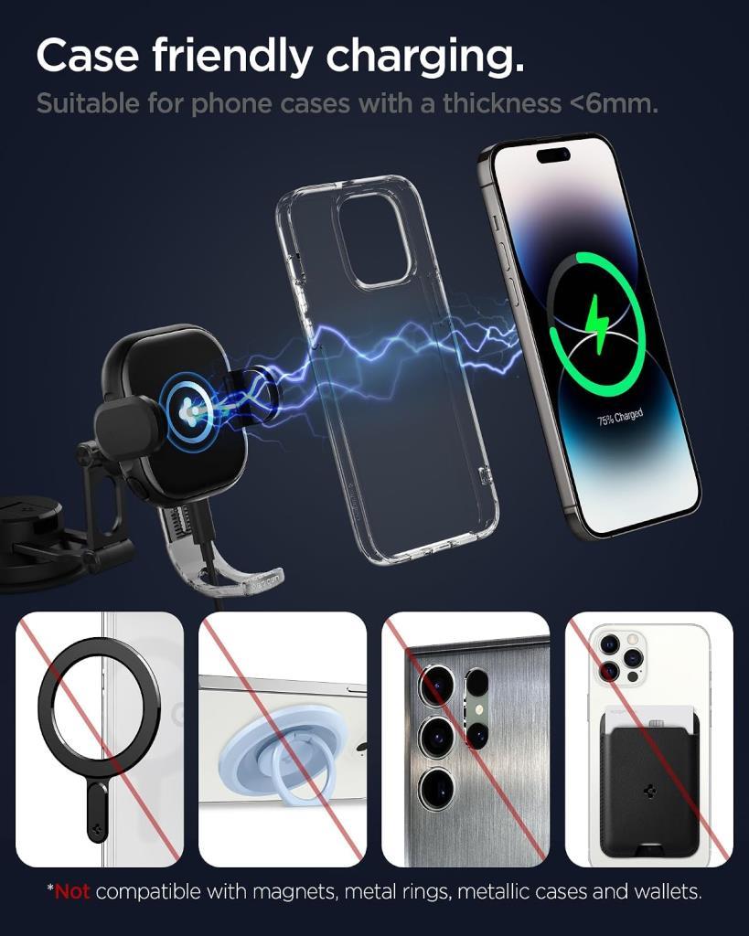 Spigen OneTap UTS35W MagSafe Manyetik Araç Telefon Tutucu - OUTLET