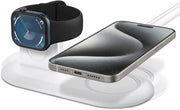 Spigen MagFit Duo AMP02796 2in1 Beyaz MagSafe Docking Station Teşhir