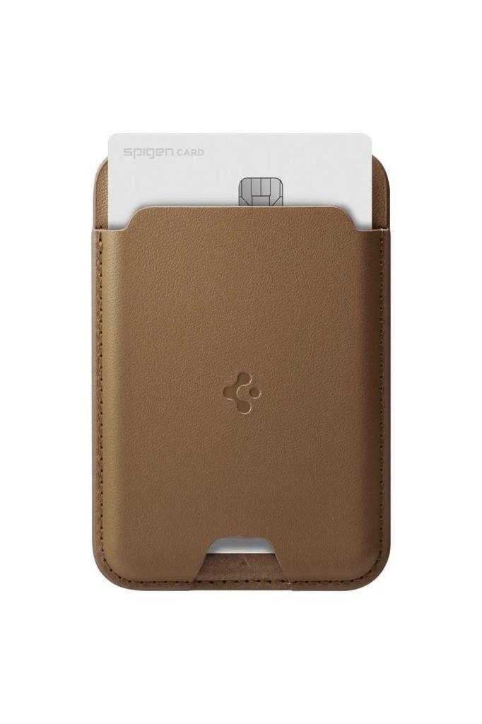 Spigen Apple MagSafe iPhone 14 / 13 12 Serisi için Cüzdan Valentinus Brown - AFA03854-TEŞHİR