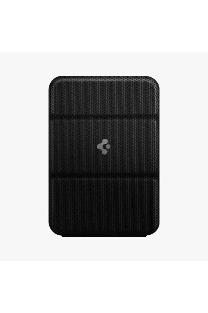 Spigen MagFit iPhone için MagSafe özellikli Kartlı Manyetik Cüzdan Smart Fold Wallet Black - AMP02746 Teşhir