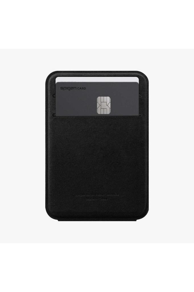 Spigen MagFit iPhone için MagSafe özellikli Kartlı Manyetik Cüzdan Smart Fold Wallet Black - AMP02746 Teşhir
