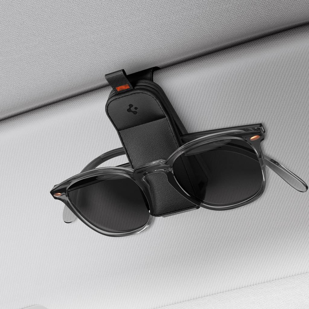 Spigen Manyetik Velo Vegan Deri Güneş Gözlüğü Tutucu - OUTLET