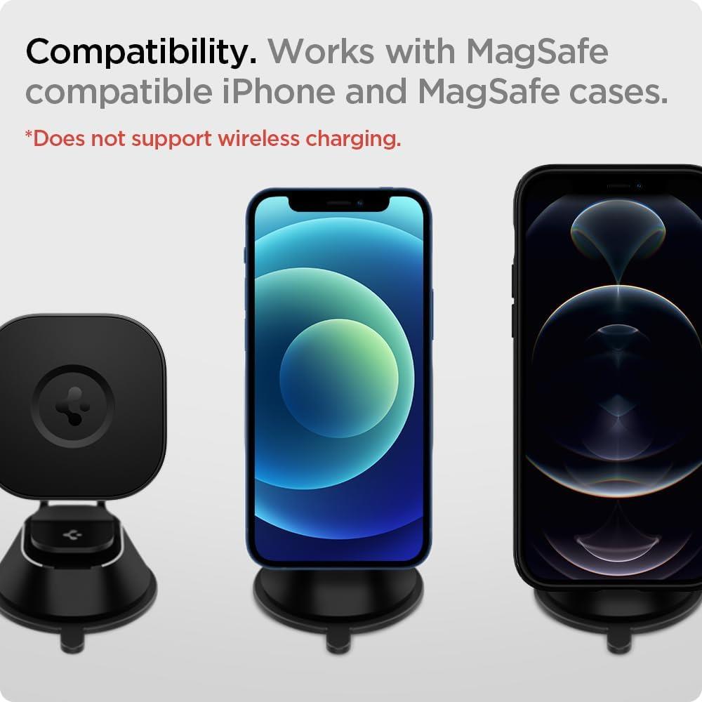 Spigen MagFit ACP02618 MagSafe Manyetik Araç Telefon Tutucu - TEŞHİR