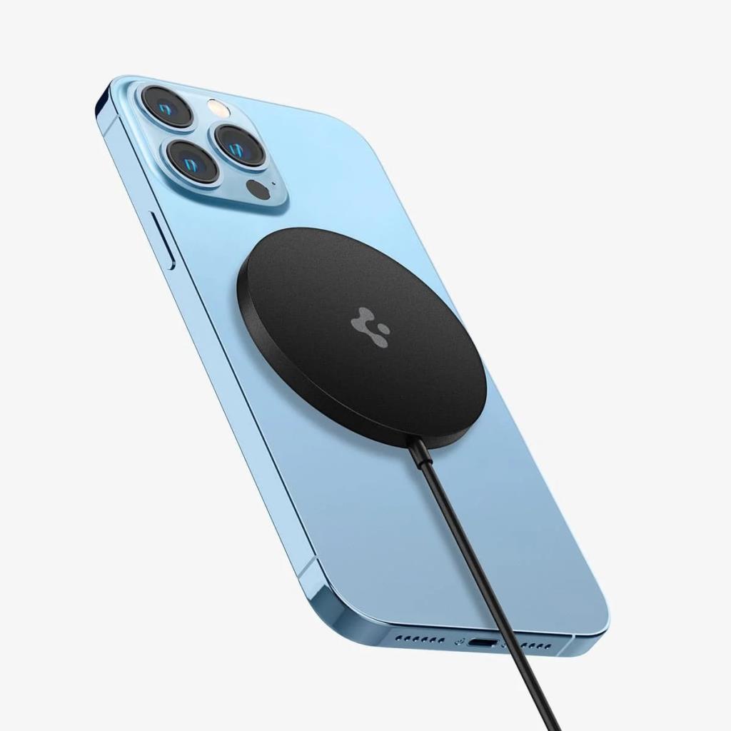 Spigen PowerArc ArcField MagSafe Uyumlu Kablosuz Şarj Cihazı Black Outlet