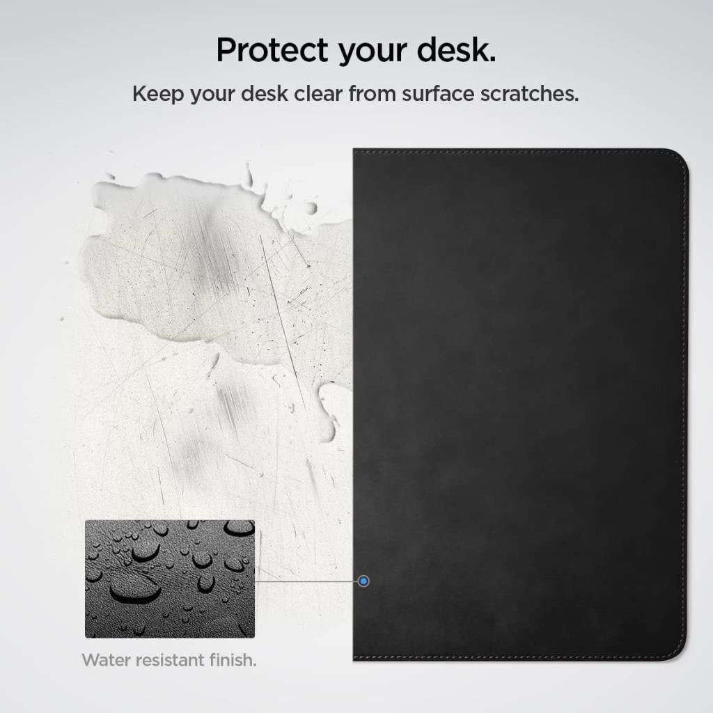 Spigen Regnum Büyük Boy 90X40cm Mouse Pad Vegan Deri Ld302 Siyah - App04762 (Spigen Tr Garantili) - TEŞHİR