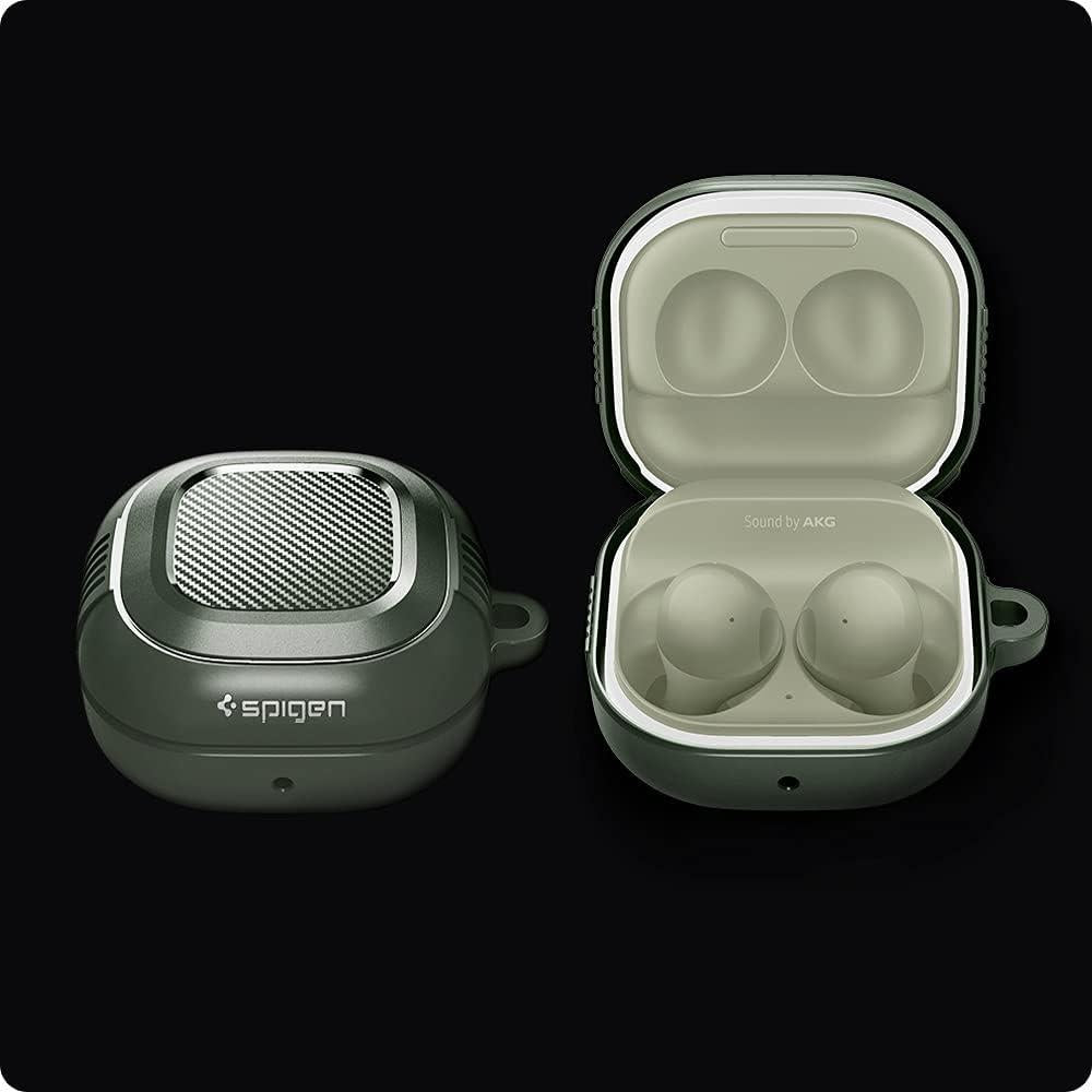 Spigen Galaxy Buds Pro / Buds Live Kılıf Rugged Armor Black - ASD01276 - Outlet
