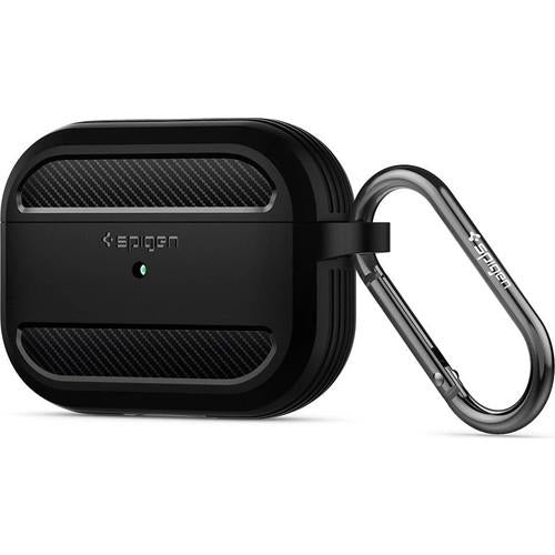 Spigen Apple AirPods Pro Kılıf Rugged Armor Matte Black- ASD00540