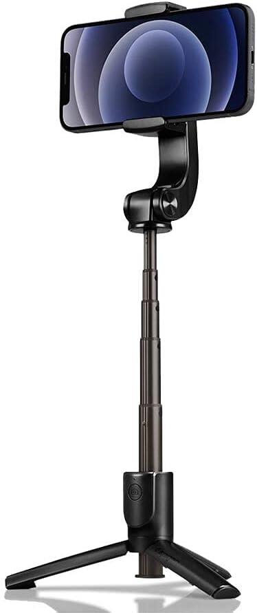 Spigen Gimbal Tripod Kablosuz Bluetooth Selfie Çubuğu + Taşıma Çantası S610W Siyah - AMP01862 - OUTLET