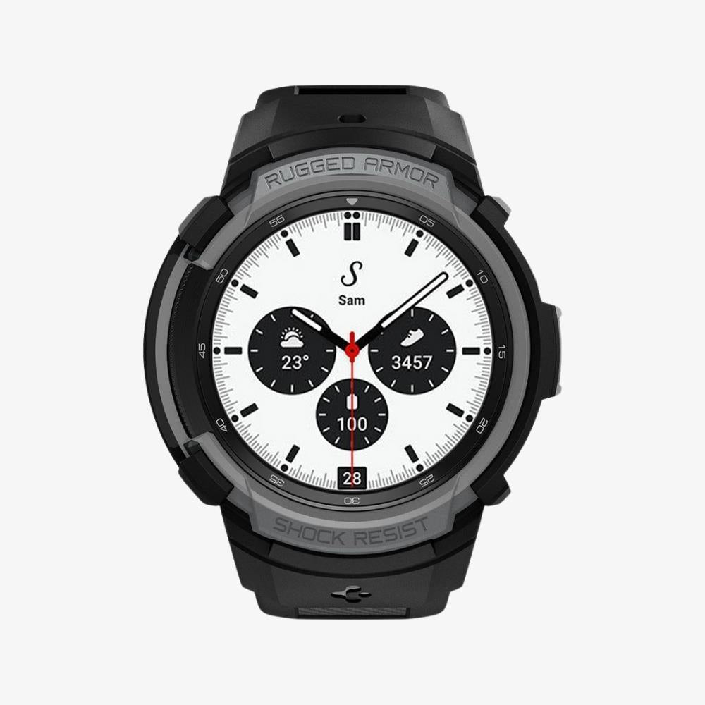 Galaxy Watch 4 Classic (42mm) Kılıf, Spigen Rugged Armor Teşhir