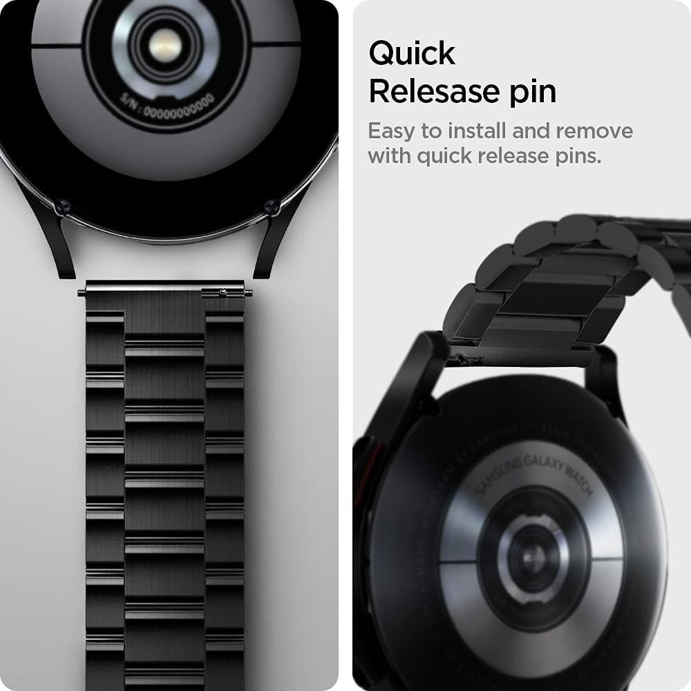 Spigen Galaxy Watch Serileri Uyumlu Kordon Band Modern Fit Black 600WB24980 - Outlet