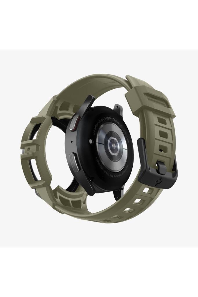 Spigen Galaxy Watch 5 Pro (45mm) Kılıf & Kordon Kayış Rugged Armor Pro Vintage Khaki Outlet