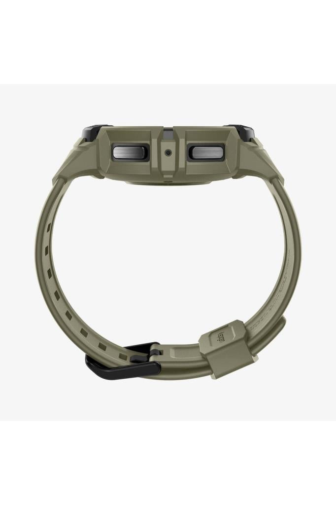 Spigen Galaxy Watch 5 Pro (45mm) Kılıf & Kordon Kayış Rugged Armor Pro Vintage Khaki Outlet