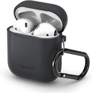 Spigen Apple AirPods 2/1 Nesil Uyumlu Kılıf Silicone Fit (Silikon) Charcoal - 066CS24811