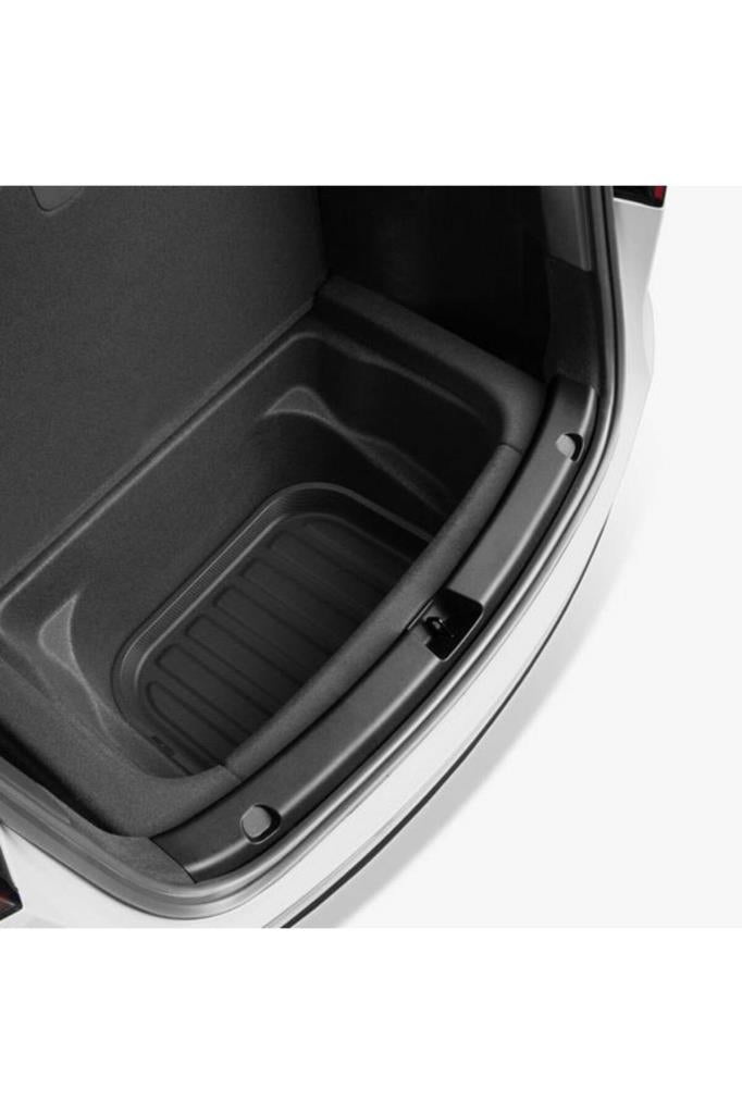 Spigen Tesla Model Y (2024-2023) Rear Trunk Arka Bagaj Alt Gizli Bölme 3D Havuz Paspas Black TL00-Y Black