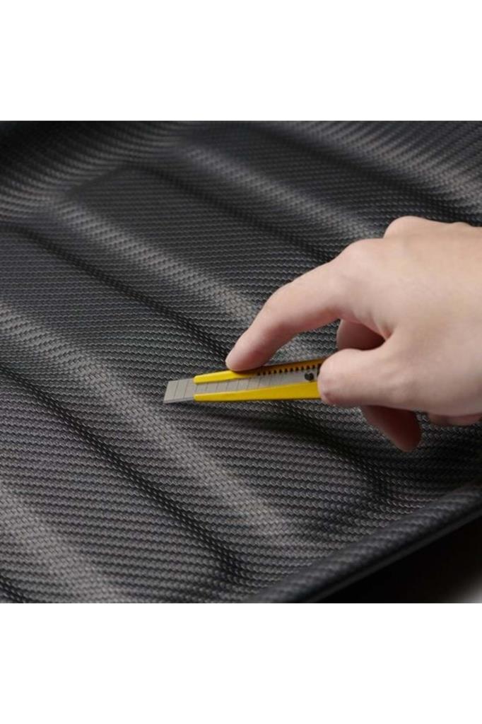 Spigen Tesla Model Y (2024-2023) Rear Trunk Arka Bagaj Alt Gizli Bölme 3D Havuz Paspas Black TL00-Y Black