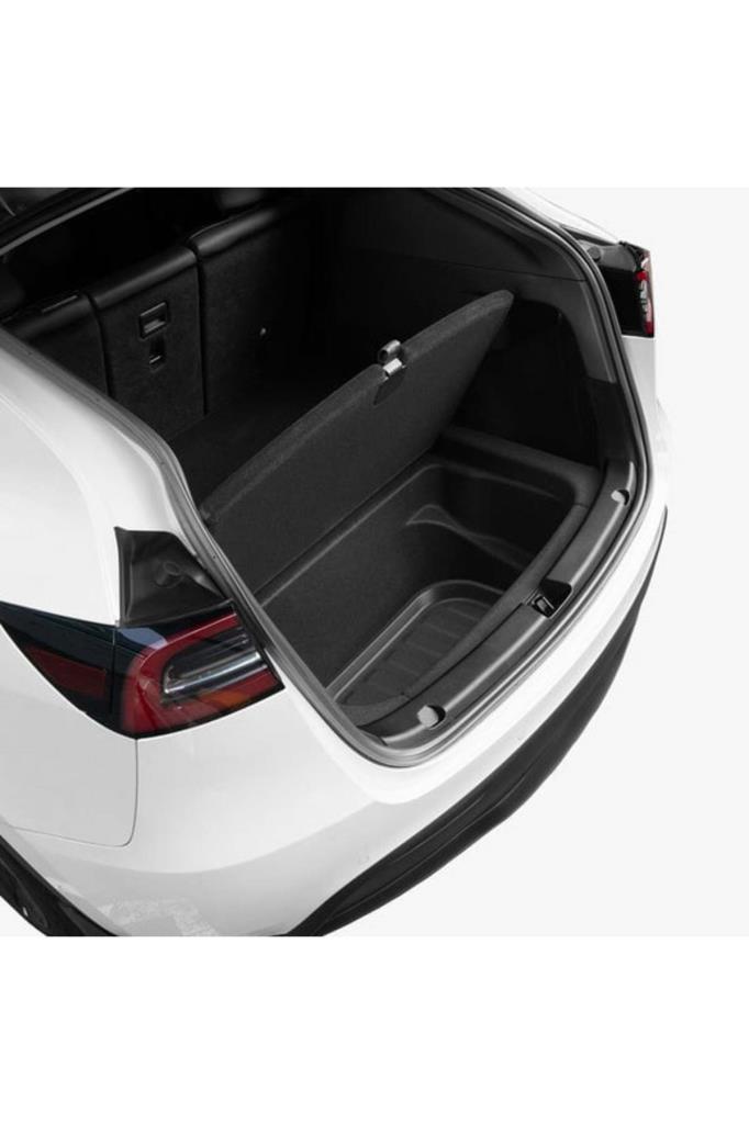 Spigen Tesla Model Y (2024-2023) Rear Trunk Arka Bagaj Alt Gizli Bölme 3D Havuz Paspas Black TL00-Y Black
