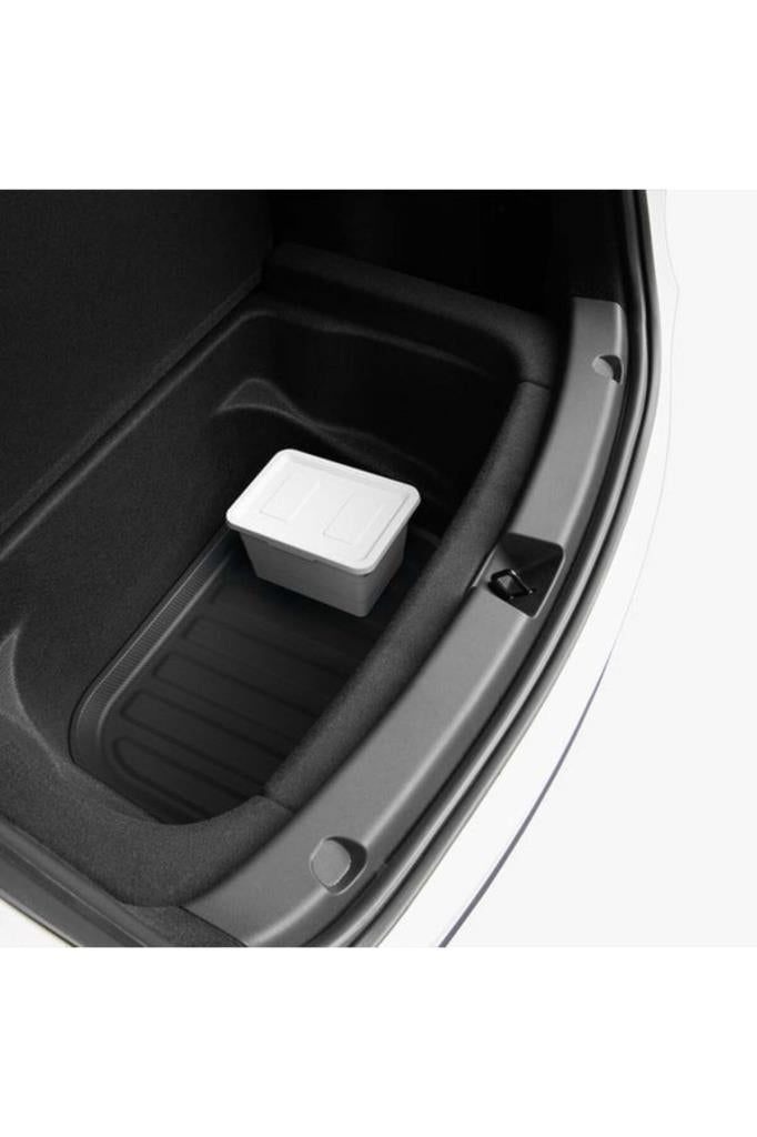 Spigen Tesla Model Y (2024-2023) Rear Trunk Arka Bagaj Alt Gizli Bölme 3D Havuz Paspas Black TL00-Y Black