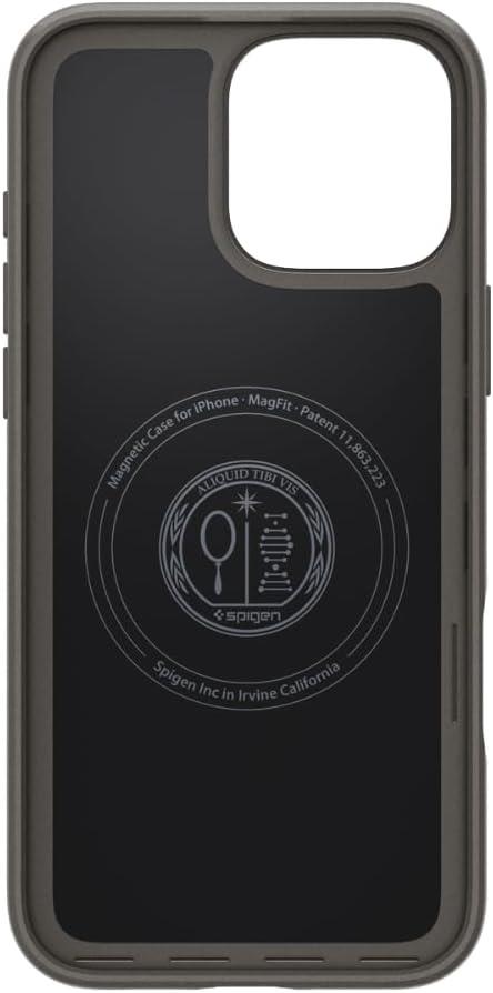 Spigen iPhone 16 Pro Max Kılıf Thin Fit MagFit MagSafe Uyumlu Gri (Metal Slate) - TEŞHİR