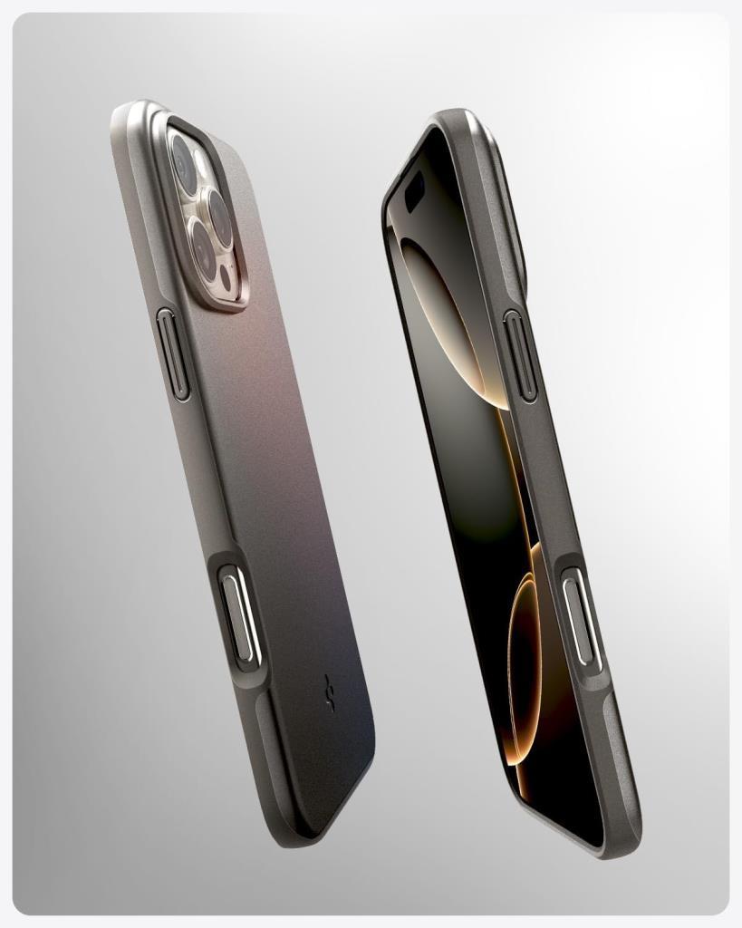 Spigen iPhone 16 Pro Max Kılıf Thin Fit MagFit MagSafe Uyumlu Gri (Metal Slate) - TEŞHİR