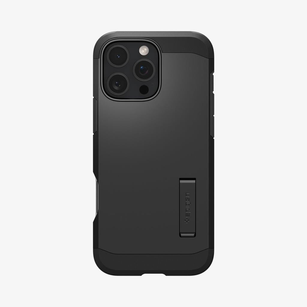 Spigen iPhone 16 Pro Max Kılıf Tough Armor AI MagFit MagSafe özellikli Kickstand Black - OUTLET