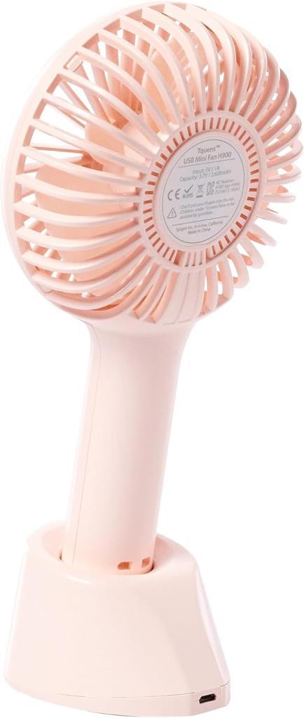 Spigen H900 Pembe Taşınabilir Şarjlı Usb Mini Fan Outlet