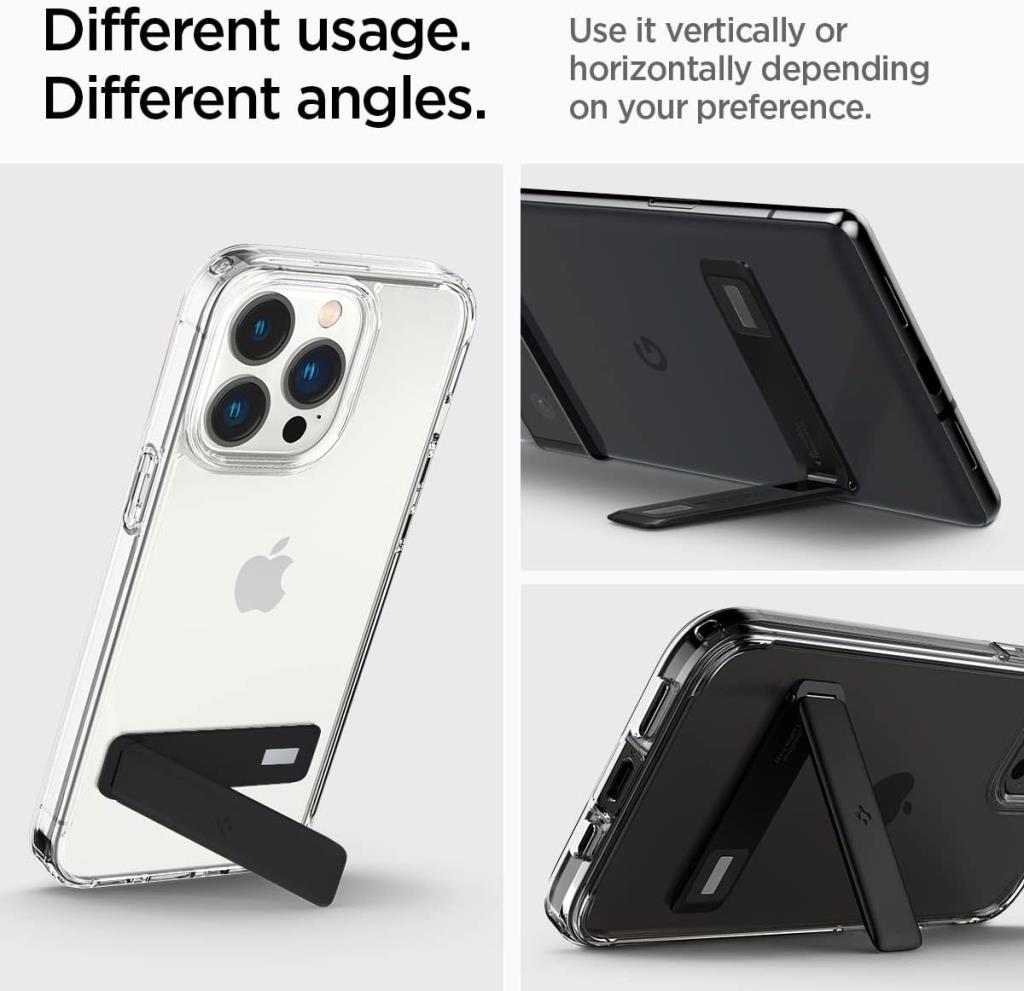Spigen U102 Universal Metal Kick Stand Tüm Cihazlarla Uyumlu (Video ve Oyun Ayağı) Black - TEŞHİR