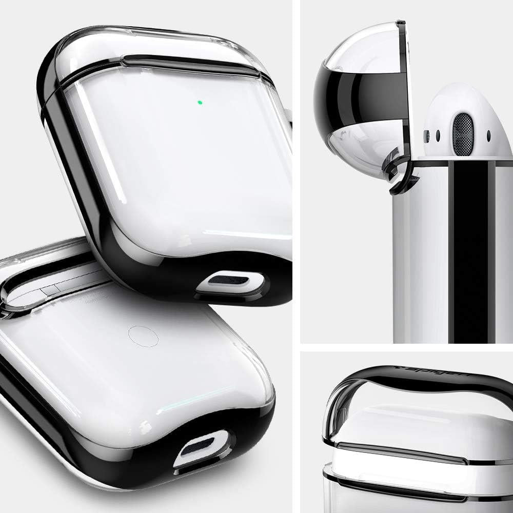 Spigen Apple AirPods 2/1 Nesil Uyumlu Kılıf Ultra Hybrid Jet Black - ASD01300 - outlet