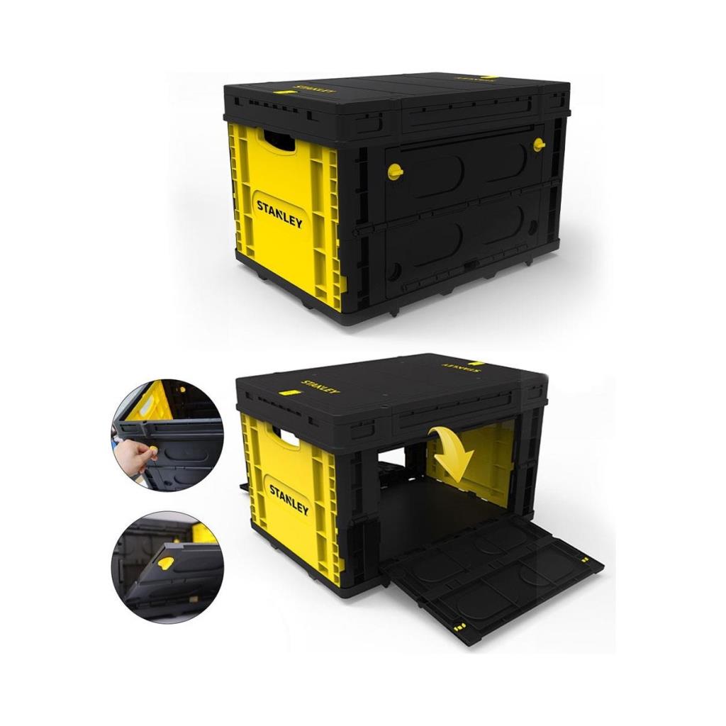 STANLEY FB533L 25Kg Katlanır Kapaklı Çok Amaçlı Taşıma Sepeti