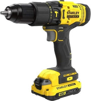 STANLEY, SCD718D2K-TR, 18V 2.0AH V20 Li-Ion, Çift Akülü, Kömürlü, Darbeli Matkap Outlet