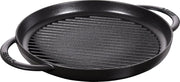 Staub Döküm 30 cm Çift Kulp Yuvarlak Izgara Tava Teşhir