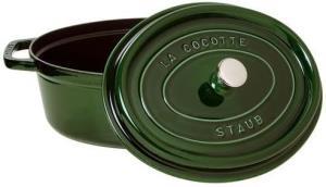 Staub La Cocotte Oval Fesleğen 27 cm Döküm Tencere Outlet