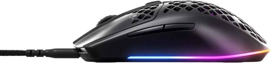 SteelSeries Aerox 3 Onyx RGB Optik Kablolu Oyuncu Mouse Teşhir
