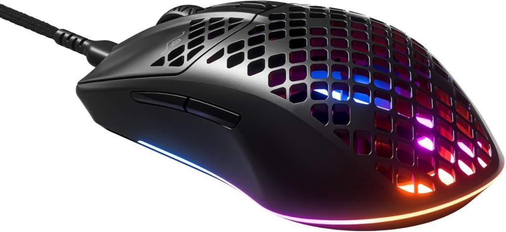 SteelSeries Aerox 3 Onyx RGB Optik Kablolu Oyuncu Mouse Teşhir