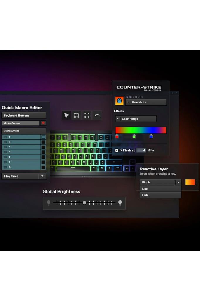 SteelSeries Apex 3 TKL Siyah RGB Kablolu Oyuncu Klavyesi Outlet