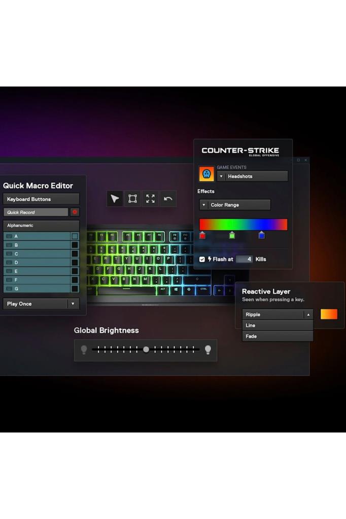 SteelSeries Apex 3 TKL RGB Kablolu Oyuncu Klavyesi Teşhir